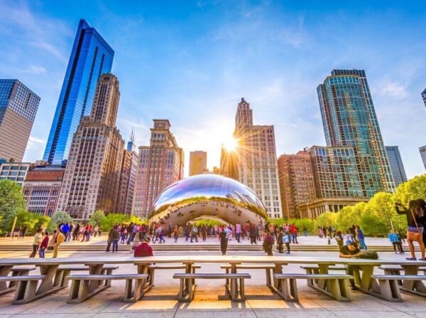 Cloud Gate_The Bean, Illinois